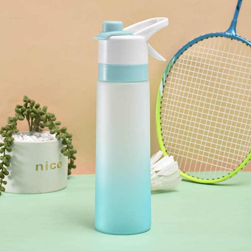 700ml frosted spray water cup outdoor sports kettle cooling water replenishment convenient advertising cup