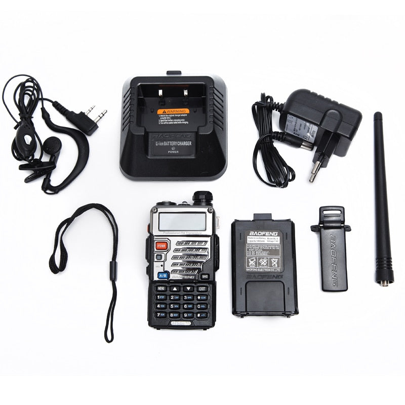 BaoFeng UV-5RE 8W Powerful Walkie Talkie 10km Dual Band UV5RE 2 way Radio VOX Flashlight Long Range Portable Hunting Ham Radio