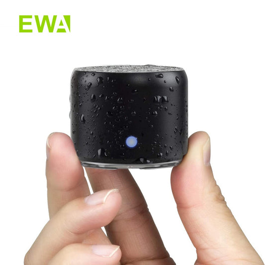 EWA A106Pro IP67 Waterproof Speaker Portable MINI Wireless Speakers Bluetooth Column with Case Bass Radiator for Outdoors, Home