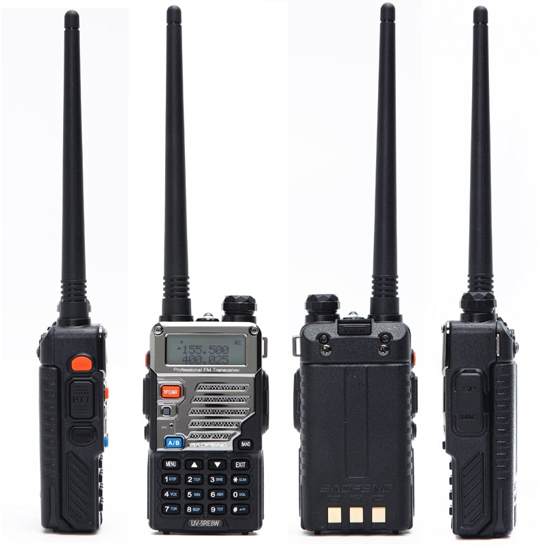 BaoFeng UV-5RE 8W Powerful Walkie Talkie 10km Dual Band UV5RE 2 way Radio VOX Flashlight Long Range Portable Hunting Ham Radio