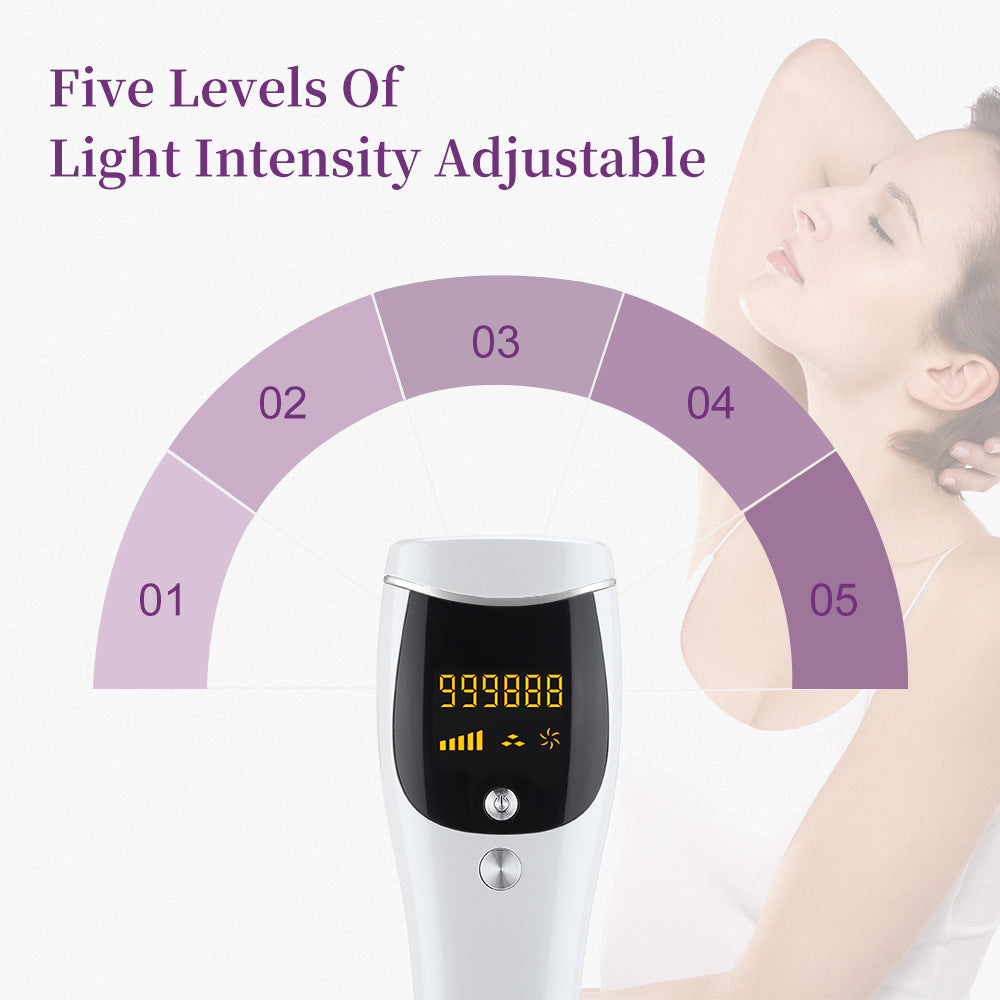 5-Speed Laser Hair Removal Instrument Whole Body IPL Photorejuvenation Hair Removal Device Home Electric Hair Removal Instrument Beauty Instrument